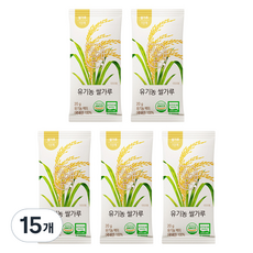 쁘띠엘린 순이유 유기농 쌀가루 1단계, 20g, 15개