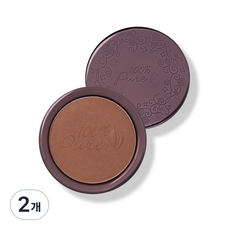100퍼센트퓨어 코코아 피그먼티드 브론저 팩트 셰이딩 9g, 코코아 글로우, 2개