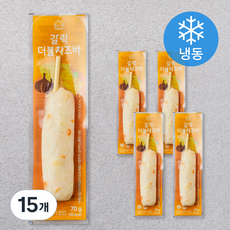 장우손부산어묵 갈릭 더블 치즈바 (냉동), 70g, 15개