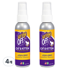 유린오프 고양이 탈취제, 118ml, 4개