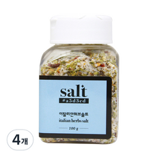 딜리셔스마켓 이탈리안 허브솔트 소형, 100g, 4개