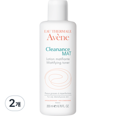 아벤느 클리낭스 매트 매티파잉 토너, 200ml, 2개