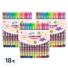 YOUNG ART 12色彩色筆 女孩用, 混合顏色, 18個