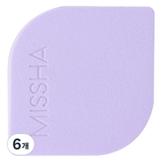 미샤 레이어링 핏 메이크업 퍼프, 6개
