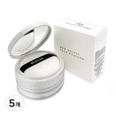 REVECEN Neo絲絨防水定妝蜜粉 15g, 000 White, 5盒