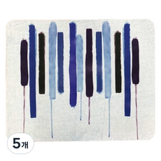 미소로운 모던 심플 마우스패드 4mm, L012, 5개