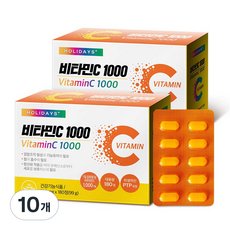 홀리데이즈 비타민C 1000 99g, 180정, 10개