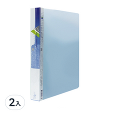 粉彩4孔夾 粉藍 - (1本), 2入