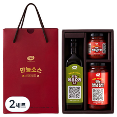TBK 만능소스 선물세트 + 쇼핑백, 2세트