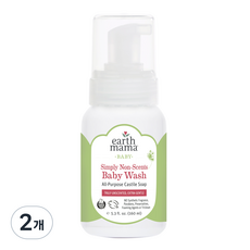 얼스마마 내츄럴 무향 베이비워시, 160ml, 2개