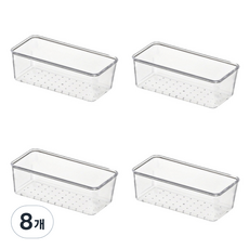 Ju and Ji 多功能壓克力透明收納保管托盤 15 x 7.5 x 5.6 cm, 8個, B款