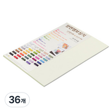 종이문화 양면 다비치엠보싱지 NO51네츄럴, 36개