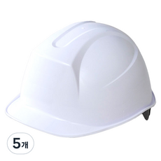 DONGMYUNG 建築工地 營建現場 頭部保護安全帽 新款頭盔型 白色, 5個