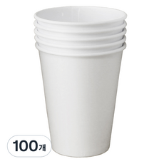 Bloom at home 咖啡廳素色紙杯 240ml, 4個, 25入