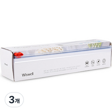 위즈웰 WH6010 전용 진공포장 롤 팩 25 x 500 cm, 3개