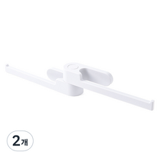 Loywing 多功能2層掛架 旋轉衣架, 白色, 2個