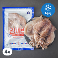 김씨밥 손질 오징어 (냉동), 600g(4~6미), 4개