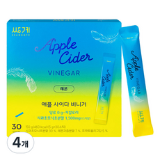 SSANGGYE 蘋果西打醋 檸檬, 150g, 4個