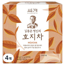 쌍계명차 김동곤 명인의 호지차, 1.2g, 4개, 50개입