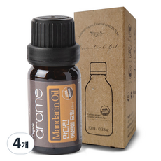 아로므 만다린 에션셜 오일, 10ml, 4개