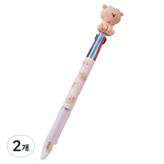 BUTTERSHOP Modern House 愛心狗狗棉花糖公仔3色原子筆 0.7mm, 2個, 棕色