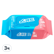Scott 可麗舒 擦拭細菌 廚房殺菌濕巾, 80個, 3套