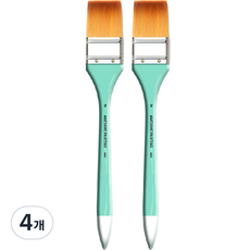 Awesome Painting 多用途排刷 背景刷 扁刷 寬刷 LONG WIDE 2入, 2號(40mm), 4個