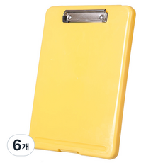 Tucovi A4 直式板夾文件盒, 黃色, 6個