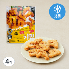 노랑 ㅋㅋㅋ 치킨 (냉동), 320g, 4개