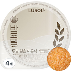 LUSOL 孩童常溫副食品稀飯 10~12個月, 地瓜高麗菜蘋果口味, 120g, 4個