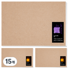 영아트 전문가 KF 패드타입 스케치북 200g, 16절, 30매, 15개