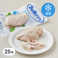벌키니 저염 닭가슴살 (냉동), 100g, 25개, 1개입