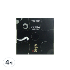 토시도 탁상용 마 기름종이 검정, 1000매, 4개