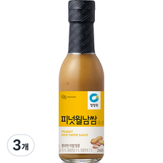 대상 청정원 피넛월남쌈 소스, 240g, 3개