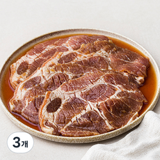 고급진 양념 목살 칼집 구이 (냉장), 1kg, 3개