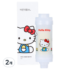 Bareun Soo 三麗鷗角色 維他命蓮蓬頭濾心 Hello Kitty, Hello Kitty(蘋果), 2個
