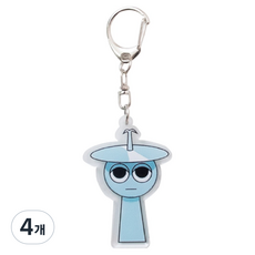 ARTJOY SPRUNKY 壓克力鑰匙圈 Clucker, 4個