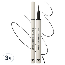 토니모리 아이톤 멀티 테크닉스 아이라이너 0.6g, 3개, 01딥블랙