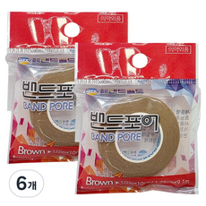 밴드골드 BNG 밴드포어 갈색, 6개