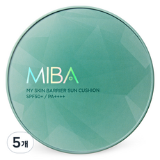 MIBA My Skin Barrier防曬氣墊 SPF50+ PA++++, 25g, 5個