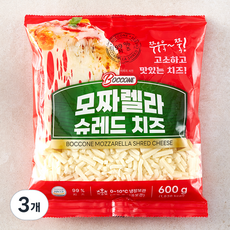 보꼬네 모짜렐라 슈레드 치즈, 600g, 1개입, 3개