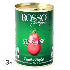 Rosso Gargano 去皮整粒番茄罐, 3個, 400g