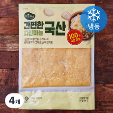 맑은물에 국내산 간편한 다진마늘 (냉동), 1kg, 4개