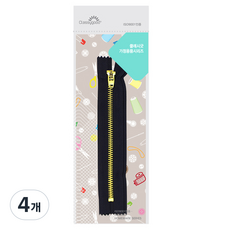 코텍스 클래시굿 지퍼5호 16cm 2p, 혼합색상, 4개