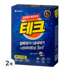 TECH 3合1 洗衣精 一般/滾筒兩用, 2個, 750g