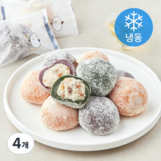 청애뜰 삼색두텁떡 (냉동), 60g, 4개, 10개입