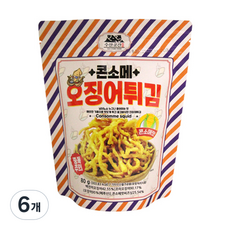 수산곳간 콘소메 오징어튀김, 6개, 80g