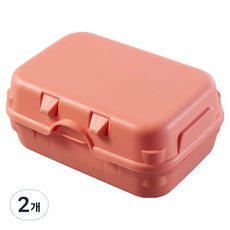 浴室和旅行用必備品雙層蓋洗衣皂盒, 2個, 款式1