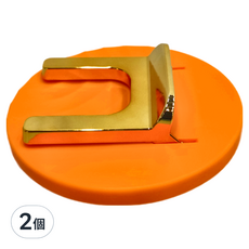 輕奢華吹風機架, PP+ABS材質, 可摺疊收納(附膠貼), 橙色, 2個