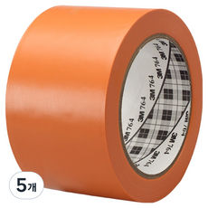 3M 地板標示膠帶 764 橘色 76.2mm x 32.9m, 5個